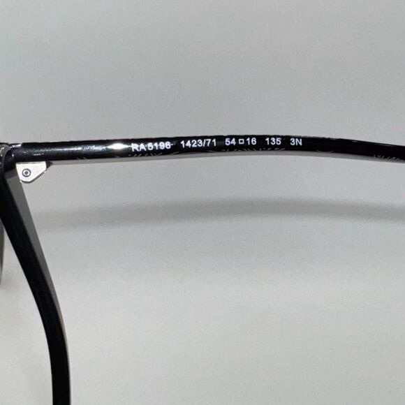 NEW Ladies Y2K Polo Ralph Lauren Plastic Sunglasses RA5196 Black/Grey 54/16/135 main image 5